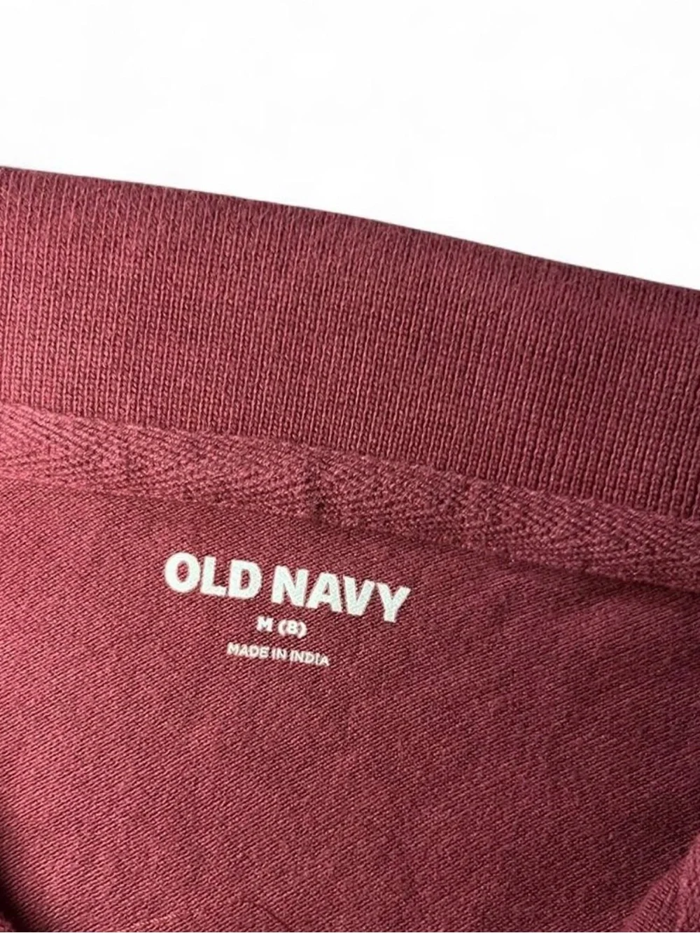 Old Navy Kids Polos- Maroon and Black. Both side Medium (8)